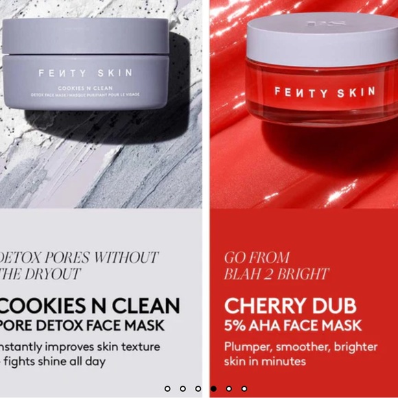 Fenty Skin CHERRY DUB BLAH 2 BRIGHT 5% AHA FACE MASK 75ml BRAND NEW/SEALED - Picture 4 of 10
